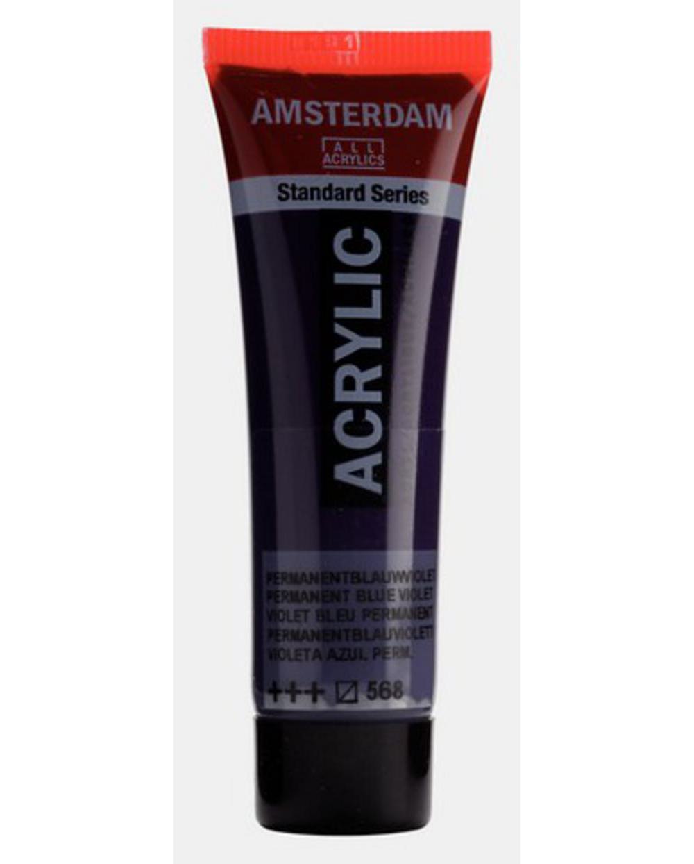 Amsterdam, Acrylic, Art & School, Paint, 20ml, 974510, Blue Violet